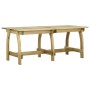 Mesa de jardín de madera de pino impregnada 220x74x75 cm en Mesas de jardín | Comprar online en Foru.es