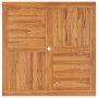 Mesa de comedor de jardín madera maciza de teca 110x110x75 cm en Mesas de jardín | Comprar online en Foru.es