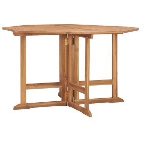Mesa de comedor de jardín plegable teca maciza 110x110x75 cm en Mesas de jardín | Comprar online en Foru.es