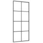 Puerta corredera con set herrajes vidrio ESG aluminio 90x205 cm de vidaXL, Puertas para el hogar - Ref: Foro24-3152141, Preci...