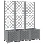 Jardinera con enrejado PP gris claro 120x40x136 cm de vidaXL, Maceteros y jardineras - Ref: Foro24-153274, Precio: 153,37 €, ...