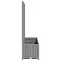 Jardinera con enrejado PP gris claro 120x40x136 cm de vidaXL, Maceteros y jardineras - Ref: Foro24-153274, Precio: 153,37 €, ...