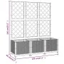 Jardinera con enrejado PP gris claro 120x40x136 cm de vidaXL, Maceteros y jardineras - Ref: Foro24-153274, Precio: 153,37 €, ...