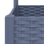 Jardinera con enrejado PP gris oscuro 80x40x121,5 cm de vidaXL, Maceteros y jardineras - Ref: Foro24-318250, Precio: 65,44 €,...