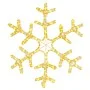 Figura de Navidad copo de nieve 144 LEDs blanco cálido 59x59 cm de vidaXL, Luces de Navidad - Ref: Foro24-343295, Precio: 40,...