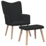 Relaxation armchair with black fabric footrest by vidaXL, Armchairs - Ref: Foro24-327936, Price: 135,28 €, Discount: %