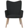Relaxation armchair with black fabric footrest by vidaXL, Armchairs - Ref: Foro24-327936, Price: 135,28 €, Discount: %