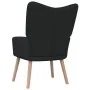 Relaxation armchair with black fabric footrest by vidaXL, Armchairs - Ref: Foro24-327936, Price: 135,28 €, Discount: %