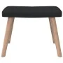 Relaxation armchair with black fabric footrest by vidaXL, Armchairs - Ref: Foro24-327936, Price: 135,28 €, Discount: %