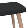 Relaxation armchair with black fabric footrest by vidaXL, Armchairs - Ref: Foro24-327936, Price: 135,28 €, Discount: %