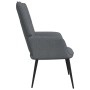Sillón de relax con taburete tela gris oscuro de vidaXL, Sillones - Ref: Foro24-327953, Precio: 124,05 €, Descuento: %