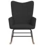 Black fabric rocking chair by vidaXL, Rocking chairs - Ref: Foro24-328013, Price: 121,21 €, Discount: %