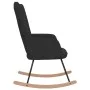 Black fabric rocking chair by vidaXL, Rocking chairs - Ref: Foro24-328013, Price: 121,21 €, Discount: %