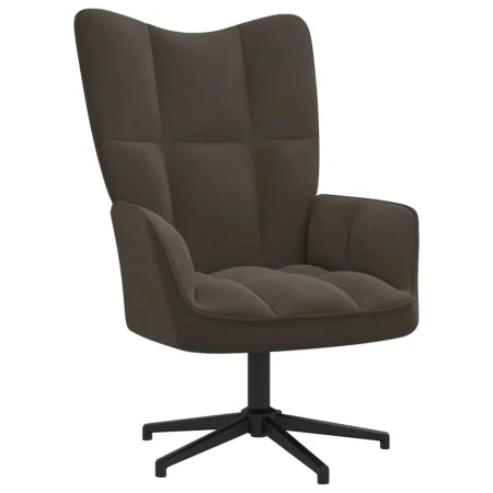 Sillón de relax de terciopelo gris oscuro de vidaXL, Sillones - Ref: Foro24-328096, Precio: 135,71 €, Descuento: %