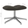 Silla de relajación con taburete terciopelo gris oscuro de vidaXL, Sillones - Ref: Foro24-328129, Precio: 152,08 €, Descuento: %