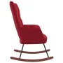 Silla mecedora de terciopelo rojo vino tinto by vidaXL, Rocking chairs - Ref: Foro24-328144, Price: 117,82 €, Discount: %