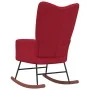 Silla mecedora de terciopelo rojo vino tinto by vidaXL, Rocking chairs - Ref: Foro24-328144, Price: 117,82 €, Discount: %