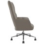 Silla de relajación de terciopelo gris claro de vidaXL, Sillones - Ref: Foro24-328161, Precio: 117,61 €, Descuento: %