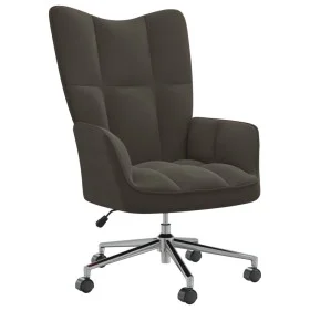 Dark Gray Velvet Relaxation Chair by vidaXL, Armchairs - Ref: Foro24-328162, Price: 137,60 €, Discount: %