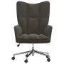 Silla de relajación de terciopelo gris oscuro de vidaXL, Sillones - Ref: Foro24-328162, Precio: 137,60 €, Descuento: %