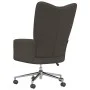 Silla de relajación de terciopelo gris oscuro de vidaXL, Sillones - Ref: Foro24-328162, Precio: 137,60 €, Descuento: %