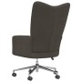 Silla de relajación de terciopelo gris oscuro de vidaXL, Sillones - Ref: Foro24-328162, Precio: 114,10 €, Descuento: %