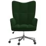 Silla de relajación de terciopelo verde oscuro de vidaXL, Sillones - Ref: Foro24-328163, Precio: 128,99 €, Descuento: %