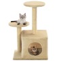 Rascador para gatos con poste de sisal 60 cm beige en Mobiliario para gatos | Comprar online en Foru.es