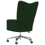 Silla de relajación de terciopelo verde oscuro de vidaXL, Sillones - Ref: Foro24-328163, Precio: 128,99 €, Descuento: %