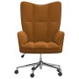 Sillón de relax de terciopelo marrón de vidaXL, Sillones - Ref: Foro24-328169, Precio: 111,99 €, Descuento: %