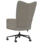 Hellgrauer Samt-Entspannungssessel von vidaXL, Sessel - Ref: Foro24-328172, Preis: 120,75 €, Rabatt: %