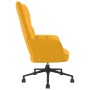 Silla de relajación de terciopelo amarillo mostaza de vidaXL, Sillones - Ref: Foro24-328179, Precio: 114,55 €, Descuento: %