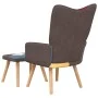 Silla de relajación con reposapiés tela patchwork de vidaXL, Sillones - Ref: Foro24-328184, Precio: 127,04 €, Descuento: %