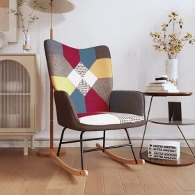 Patchwork fabric rocking chair by vidaXL, Rocking chairs - Ref: Foro24-328191, Price: 113,29 €, Discount: %
