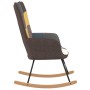 Silla mecedora de tela Patchwork de vidaXL, Mecedoras - Ref: Foro24-328191, Precio: 97,48 €, Descuento: %