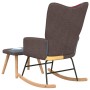 Silla mecedora con reposapiés tela patchwork de vidaXL, Mecedoras - Ref: Foro24-328192, Precio: 128,04 €, Descuento: %