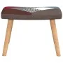 Silla mecedora con reposapiés tela patchwork de vidaXL, Mecedoras - Ref: Foro24-328192, Precio: 124,12 €, Descuento: %