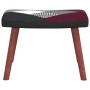 Silla de relajación con reposapiés tela patchwork de vidaXL, Sillones - Ref: Foro24-328196, Precio: 125,62 €, Descuento: %