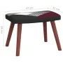 Silla de relajación con reposapiés tela patchwork de vidaXL, Sillones - Ref: Foro24-328196, Precio: 143,76 €, Descuento: %