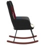 Silla mecedora de tela patchwork de vidaXL, Mecedoras - Ref: Foro24-328203, Precio: 105,45 €, Descuento: %