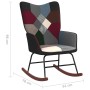 Silla mecedora de tela patchwork de vidaXL, Mecedoras - Ref: Foro24-328203, Precio: 105,45 €, Descuento: %