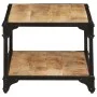 Mesa de centro de madera maciza de mango rugosa 90x45x35 cm de vidaXL, Mesas de centro - Ref: Foro24-328265, Precio: 120,61 €...
