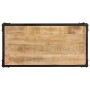 Mesa de centro de madera maciza de mango rugosa 90x45x35 cm de vidaXL, Mesas de centro - Ref: Foro24-328265, Precio: 119,25 €...