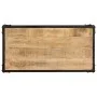 Mesa de centro de madera maciza de mango rugosa 90x45x35 cm de vidaXL, Mesas de centro - Ref: Foro24-328265, Precio: 120,61 €...