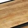Mesa de centro de madera maciza de mango rugosa 90x45x35 cm de vidaXL, Mesas de centro - Ref: Foro24-328265, Precio: 120,61 €...