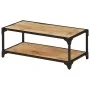 Mesa de centro de madera maciza de mango rugosa 90x45x35 cm de vidaXL, Mesas de centro - Ref: Foro24-328265, Precio: 120,61 €...