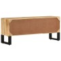 Mueble para TV de madera maciza de mango rugosa 110x30x45 cm de vidaXL, Muebles TV - Ref: Foro24-328276, Precio: 202,05 €, De...