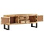 Mueble para TV de madera maciza de mango rugosa 110x30x45 cm de vidaXL, Muebles TV - Ref: Foro24-328276, Precio: 202,05 €, De...