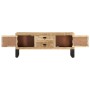 Mueble para TV de madera maciza de mango rugosa 110x30x45 cm de vidaXL, Muebles TV - Ref: Foro24-328276, Precio: 202,05 €, De...