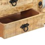 Mueble para TV de madera maciza de mango rugosa 110x30x45 cm de vidaXL, Muebles TV - Ref: Foro24-328276, Precio: 202,05 €, De...